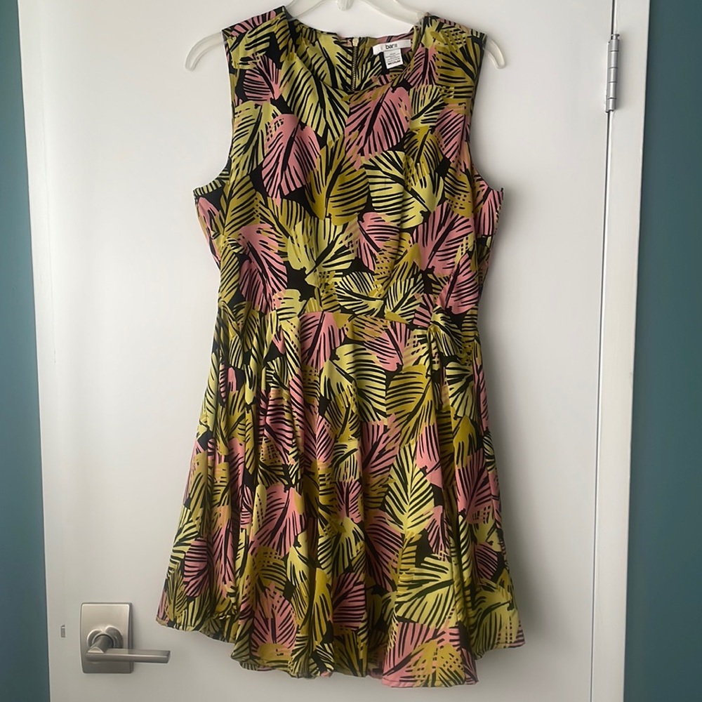 Bar III Palm Print Dress